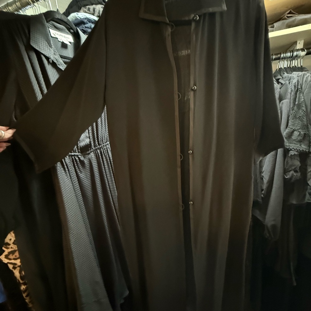 Vintage YSL Saint Laurent Mandarin Duster
